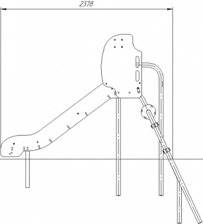 Спортивный комплекс Romana Сфера 057.05.00 для уличных площадок, фото 6