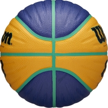 Мяч баск. WILSON FIBA3x3 Replica, арт.WTB1133XB, р.5, резина, бутил. камера, сине-желтый