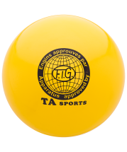 Мяч для художественной гимнастики RGB-101, 19 см, желтый Мяч для художественной гимнастики RGB-101, 19 см, желтый