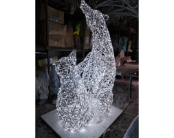 Световая композиция Медведь с медвежонком m002, фото 2