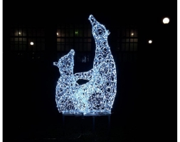 Световая композиция Медведь с медвежонком m002, фото 1