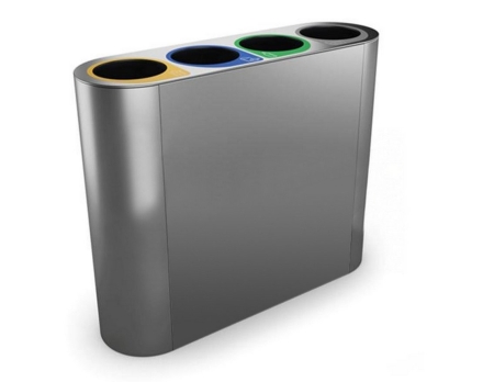 Урна для раздельного сбора мусора 18, Сталь, фото 1