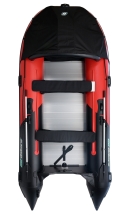 Gladiator D 420 AL PROFESSIONAL D Красно-черный моторная лодка ПВХ Алюминиевый пайол