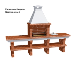 Печь Аристократ 710 Прямоугольный кирпич коричневый, фото 11