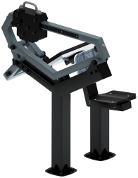 Бицепс сидя (серый) - Уличный тренажер - СТ 034-13.И1, фото 3