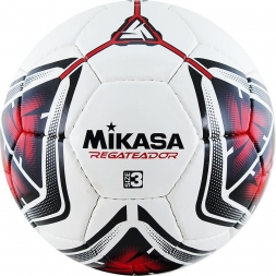Мяч футбольный тренировочный &quot;MIKASA REGATEADOR5-R&quot;, р.3, бело-черно-красный 