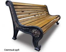Скамейка чугунная Патриот, Сосна 3,0 м