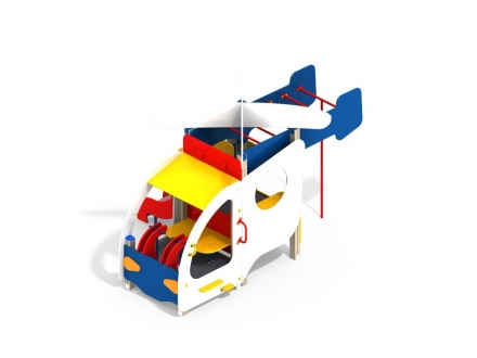 МФ 4.12 Вертолётик с горкой Н=700 мм, фото 2