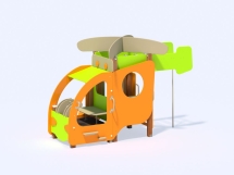 МФ 4.12 Вертолётик с горкой Н=700 мм