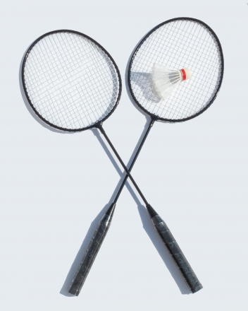 Набор для игры в бадминтон черный, фото 1