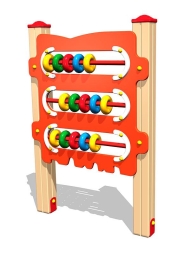 Развивающий элемент Счеты РЭ026 для детской площадки, фото 1