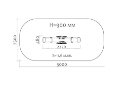 Качели-балансир Солнышко 04118.21 для детской площадки, фото 3
