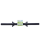 Гриф гантельный BB-106, пластиковый, с пластиковыми замками, 45 см