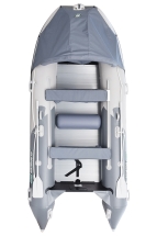 Gladiator D 450 AL PROFESSIONAL D Светло-темносерый моторная лодка ПВХ Алюминиевый пайол