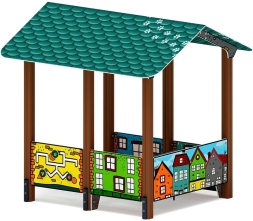 Домик большой 2 (Город) МФ 10.01.08-01, фото 3 Домик большой 2 (Город) МФ 10.01.08-01, фото 3