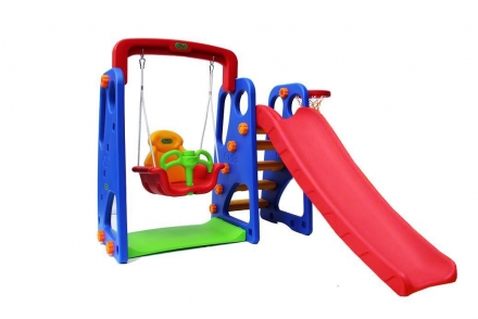 Горка Perfetto Sport PS-031 + качели Жук, фото 1