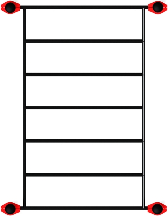 Воркаут ЛОВ 89 красный ВТ 101.07-01, фото 5