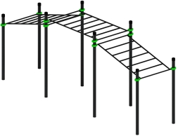 Воркаут ЛОВ 108 зеленый ВТ 102.22-02, фото 2