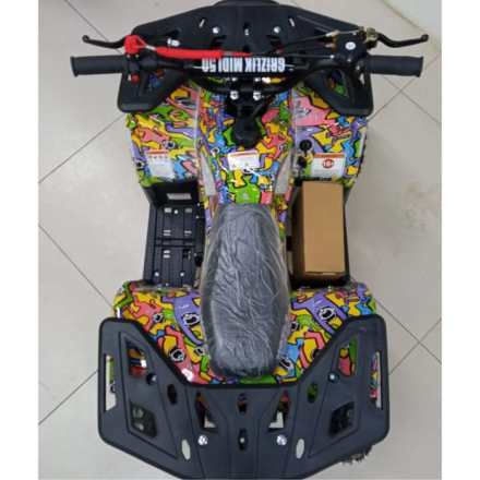 Детский квадроцикл GRIZLIK MIDI ES BW с электростартером, фото 7