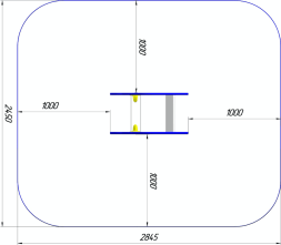 Качалка на пружине Космонавт КБ-47.1 для игровой площадки, фото 2