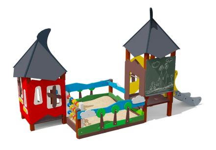 Песочный дворик ВСТ 1133 для детской площадки, фото 2