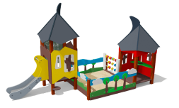 Песочный дворик ВСТ 1133 для детской площадки, фото 1