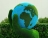 Топиари Земной шар в руке - газон Eco