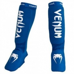 Щитки Venum &quot;Kontact&quot; Shinguards and Instep Blue