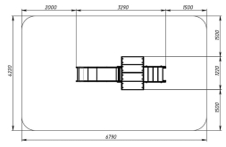 В гостях у сказки - ДИК 1.05.01-01.С - Игровой комплекс H=900, фото 6