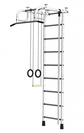 Детский спортивный комплекс Пионер 1М бело/серый, фото 1