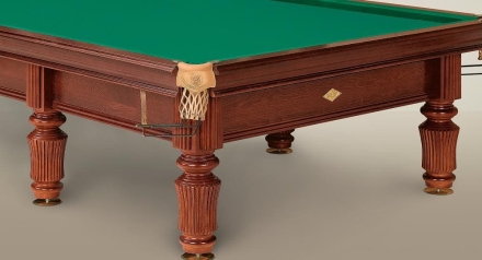 Бильярдный стол - ЛИВЕРПУЛЬ-КЛАБ 12 Футов, Русская пирамида, Сланец Orero 45 мм, фото 2