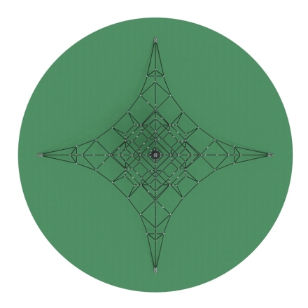 Пирамида - СК 2.05.08-РК сетка на резиновое покрытие, фото 2