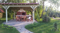 Печь Аристократ 730 Прямоугольный кирпич желтый, фото 4
