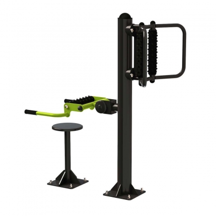 Smart-1008 Уличный тренажер Массажер спины Zavodsporta, фото 2