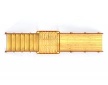 Зимняя деревянная горка TORUDA Север-2 (скат 3 м)