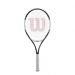 Ракетка б/т Wilson Roger Federer 25 Gr00,арт.WR028310U, для дет.9-10 лет, алюм., со струн, черно-бел