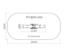 Качели-балансир Рыбка 04116.21 для детской площадки, фото 3