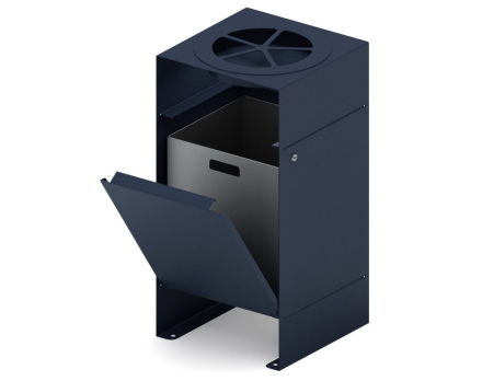 Урна парковая с пепельницей (под анкера) Порядок 2, фото 1