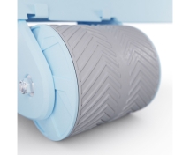 Тренажёр для пресса AB Roller SND голубой с ковриком 45 х 30 x 3.5 cм