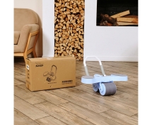 Тренажёр для пресса AB Roller SND голубой с ковриком 45 х 30 x 3.5 cм