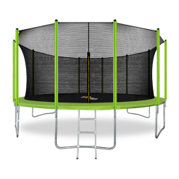 ARLAND Батут 16FT с внутренней страховочной сеткой и лестницей (Light green), фото 1