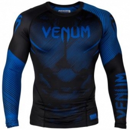Рашгард Venum NoGi 2.0 Black/Blue L/S, фото 1