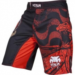 Шорты ММА Venum "Crimson Viper" Fightshorts - Black, фото 1