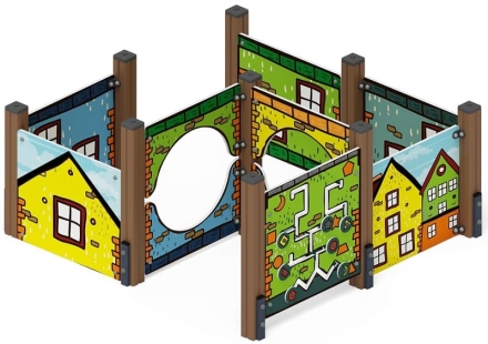 Лабиринт кубик 1 (город) МФ 20.01.01-01, фото 4