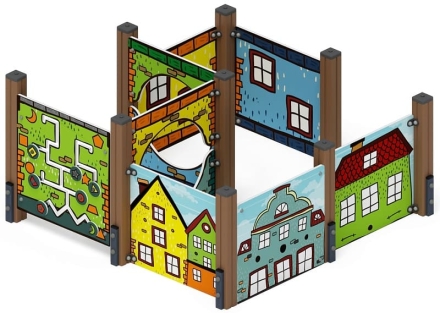 Лабиринт кубик 1 (город) МФ 20.01.01-01, фото 3