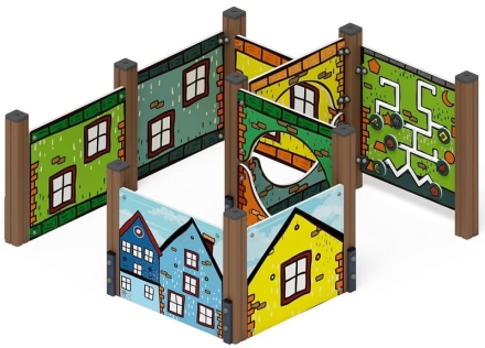 Лабиринт кубик 1 (город) МФ 20.01.01-01, фото 1