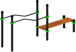 Воркаут ЛОВ 108 зеленый ВТ 102.23-02, фото 4