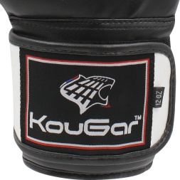 Перчатки боксерские KouGar KO400-14, 14oz, черный, фото 8