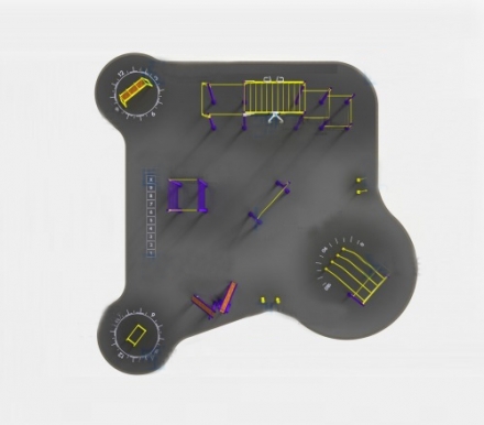 W-2.0.5 Большая площадка для воркаута, фото 2