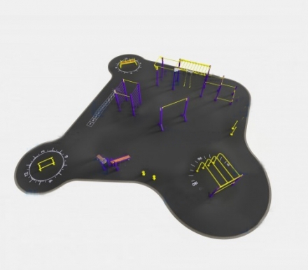 W-2.0.5 Большая площадка для воркаута, фото 3